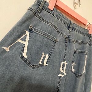 DIY “Angel” Jeans